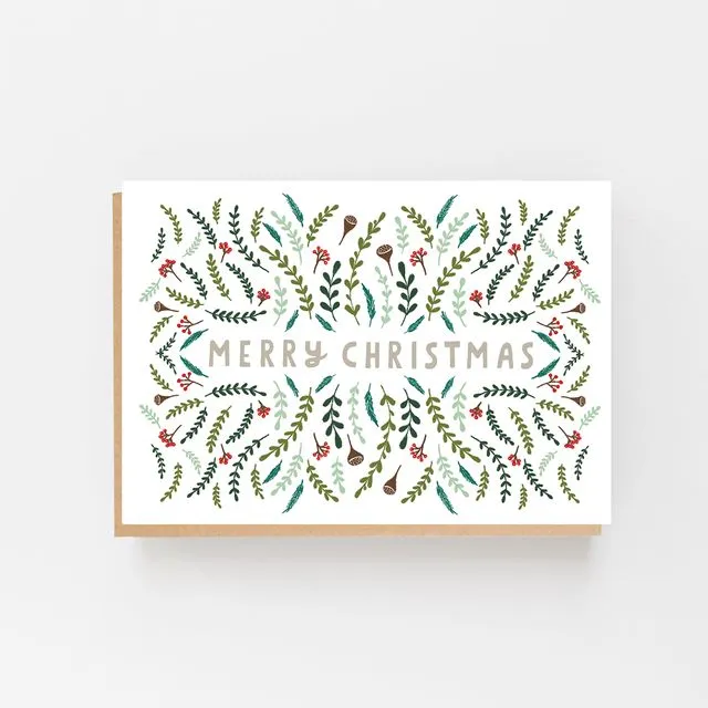 Christmas Pattern - Merry Christmas card