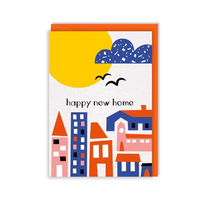 Abstract new home card