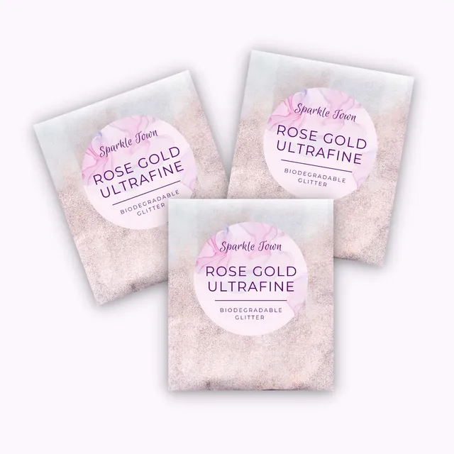 Rose Gold Ultrafine Biodegradable Glitter