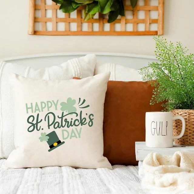 Happy St. Patrick's Day 18x18 inch #11 Pillow Cover