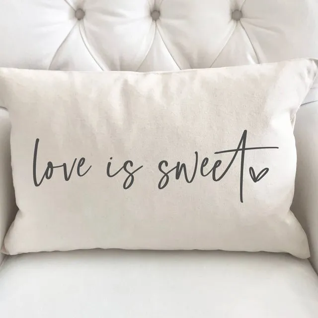 Love Is Sweet 12x20 Pillow Cover- Design 7