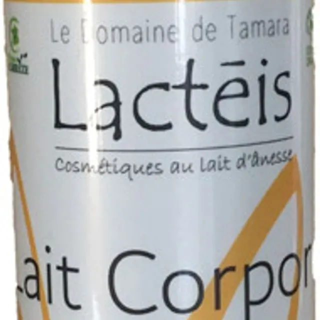 Body milk certified ORGANIC COSMOS with 40% fresh and ORGANIC donkey's milk - Mandarine Lemon