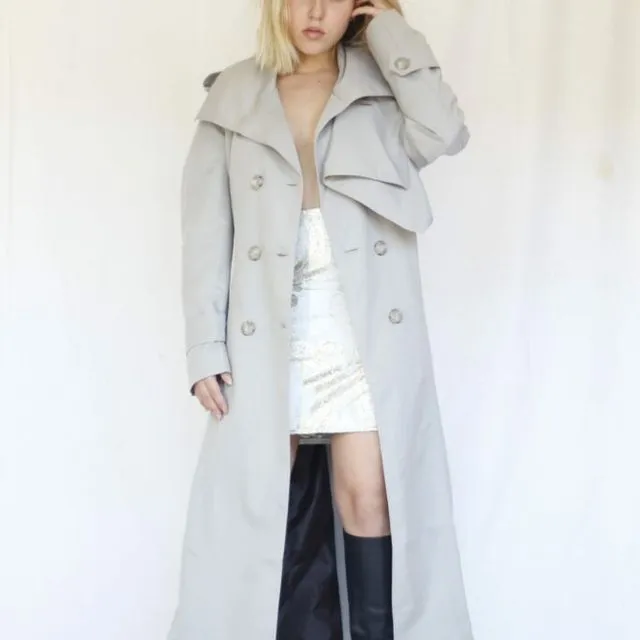 Restructured trench coat