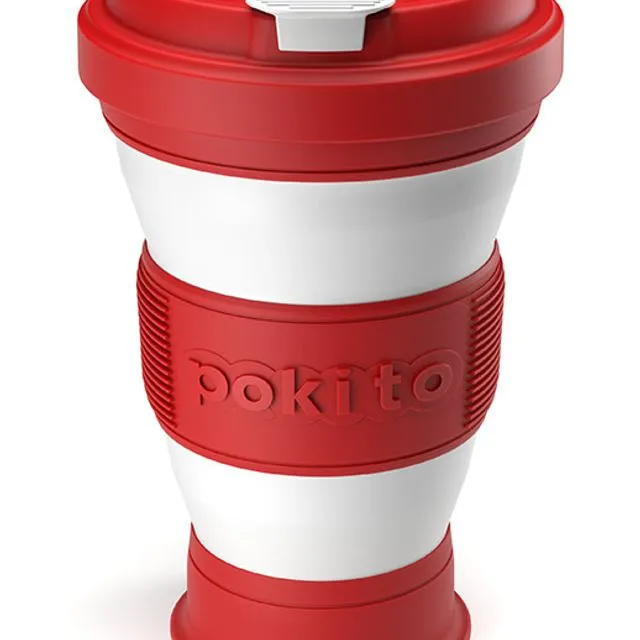 Reusable Collapsible Coffee Cup - Cherry Red