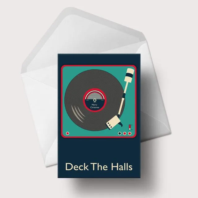 Deck The Halls Christmas card