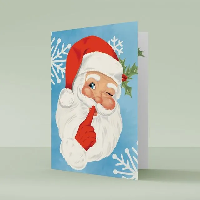 Secret Santa folded gift tags