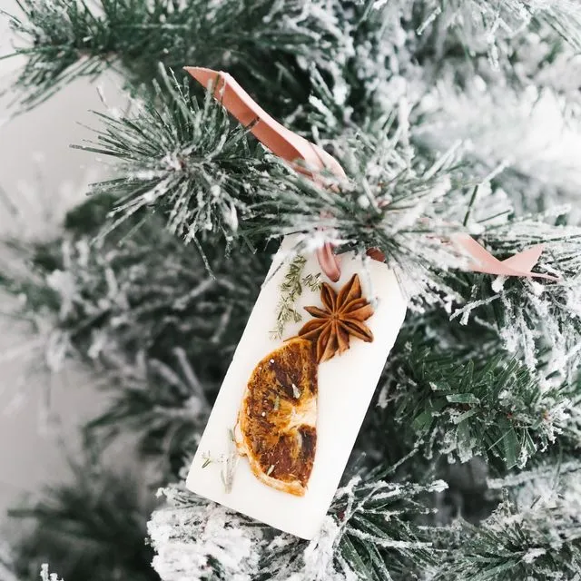 Botanical wax Christmas tree Decoration