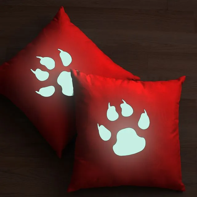 Custom Glow In Dark Print Cushion Covers