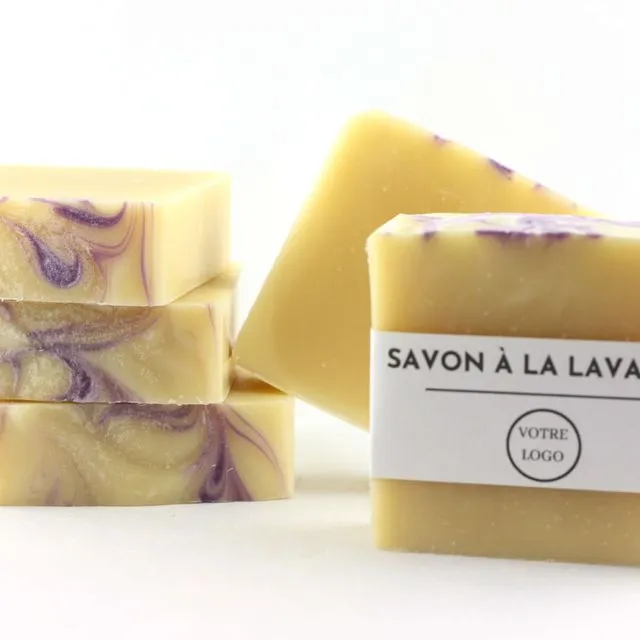 Soothing lavender soap - white label - 90g