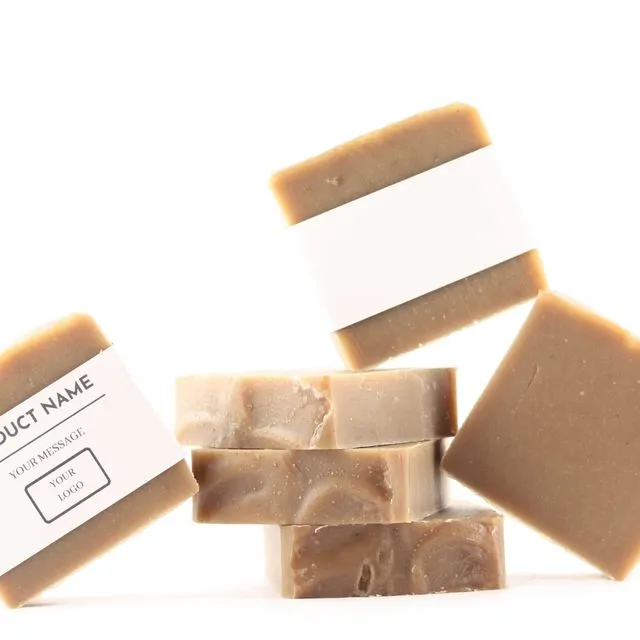 Revitalising Dead Sea mud soap - white label - 90g