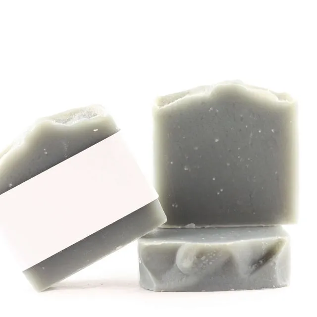Purifying charcoal soap - white label - 90g