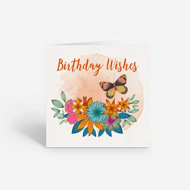Birthday Wishes Square Card