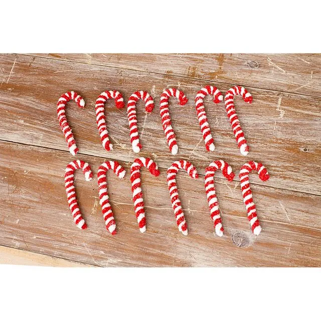 FXQ96738 - Pack of 12 Candy Canes - 3 in Each