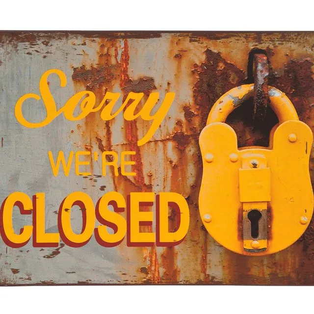 Closed Wall Plaque