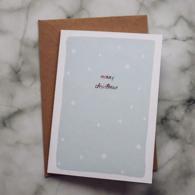 Christmas card - Snowflake