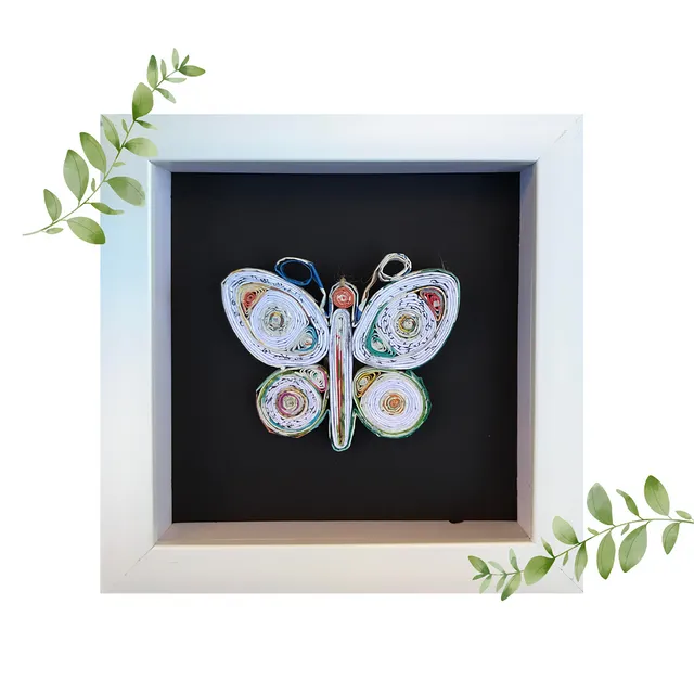 Butterfly Art | Wall Hanging | Handmade Paper Ornament