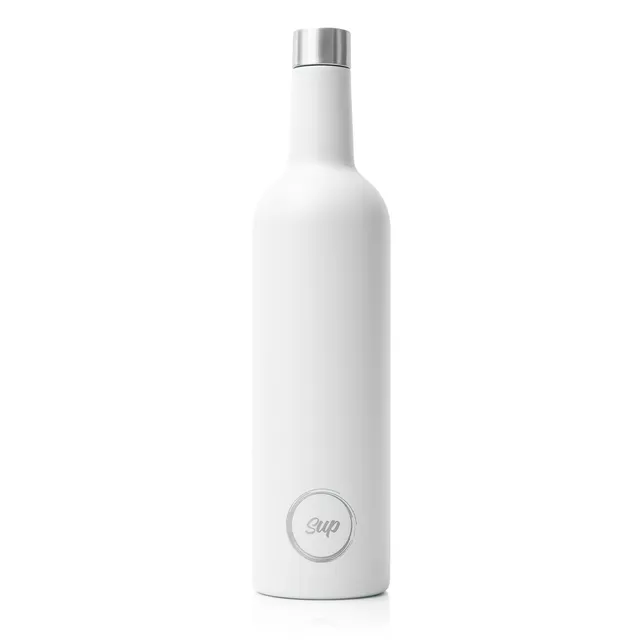 Insulated Wine Bottle Cooler - 750ml White