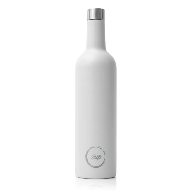 Insulated Wine Bottle Cooler - 750ml Pale Grey