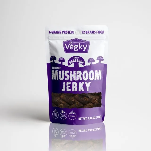 VEGKY Mushroom Jerky - Smoky BBQ