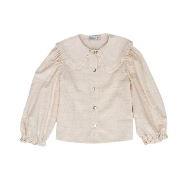 GIRLS BLOUSE - ROSSIE IVORY