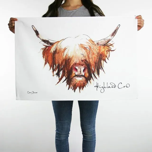 Best Seller | Highland Cow Tea Towel