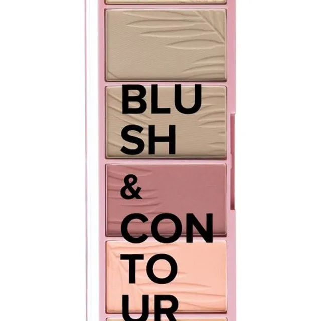 Lamel Six Colors Blush, Contour & Highlighter All-in-One Everyday Makeup Kit - № 03