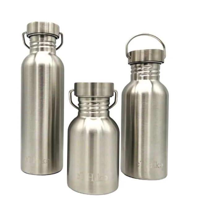 SINGLE WALL STAINLESS STEEL WATER BOTTLE with stainless steel lid – 350ml