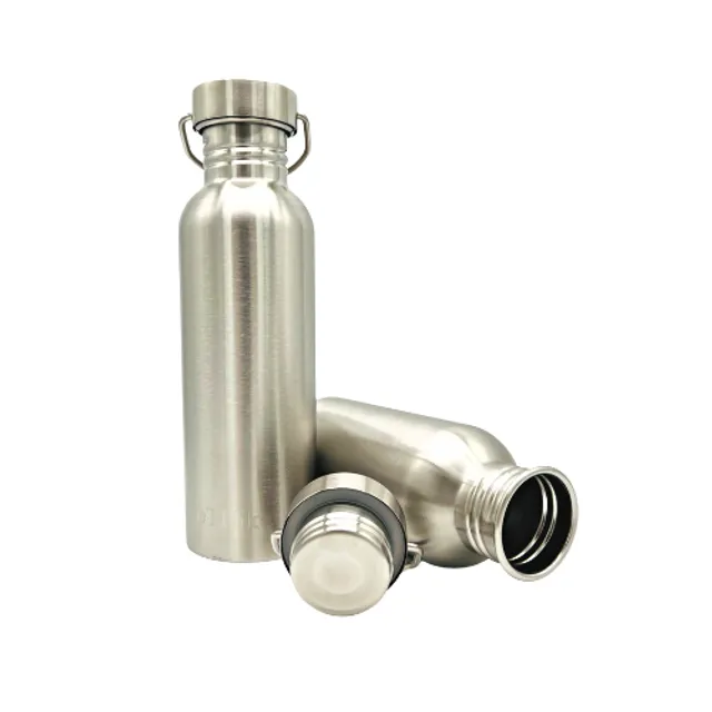 SINGLE WALL STAINLESS STEEL WATER BOTTLE with stainless steel lid – 700ml