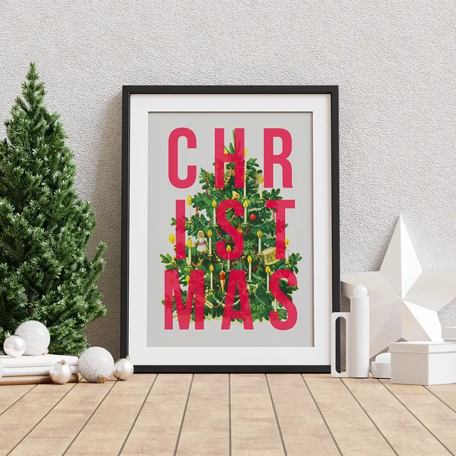 CHRISTMAS A4 print