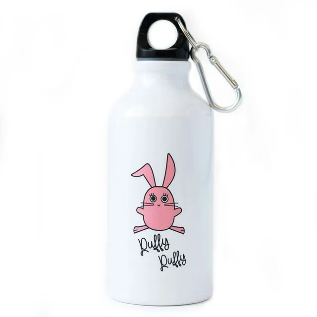 Milk&Moo Chancin Rabbit Kids Water Bottle, Water Bottles For School, Aluminum, Leak Proof, Spill Proof, BPA Free, Toddler Water Bottle, Cute Design, 13 oz, 400ml