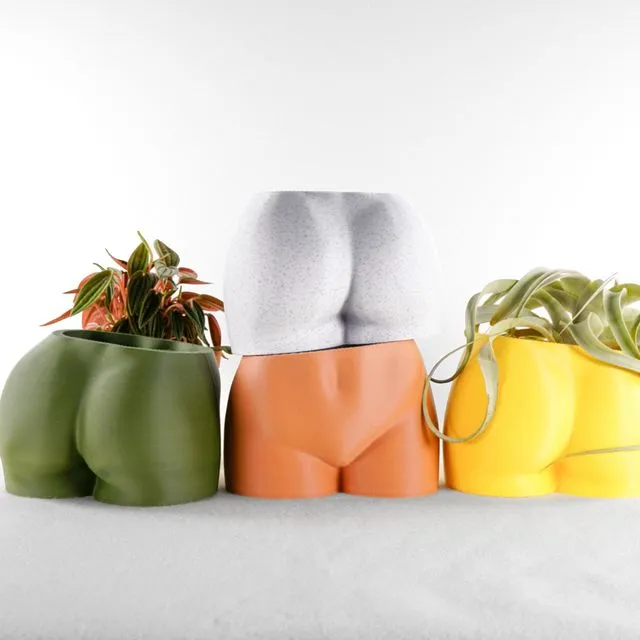 Woman Butt Planter, Female Body Pot, 3D Printed Planter, eco friendly gifts