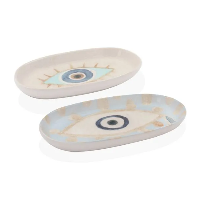 Amulet Collection Oval Platters, Set of 2
