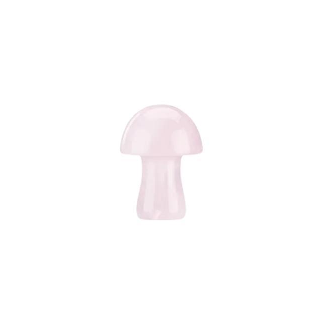 Crystal Mushroom, 2cm, Rose Quartz