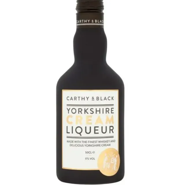 Carthy & Black Yorkshire Irish Cream Liqueur 50cl (Pack of 6)
