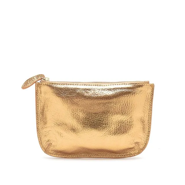 FAYETTE Clutch / Pouch in Bronze Leather