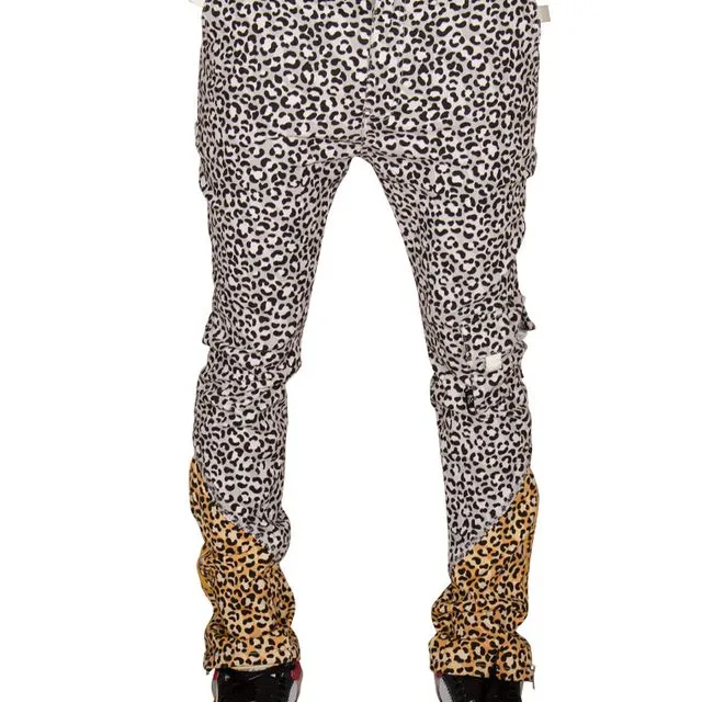 Tropics Leopard Denim Jeans - Leopard