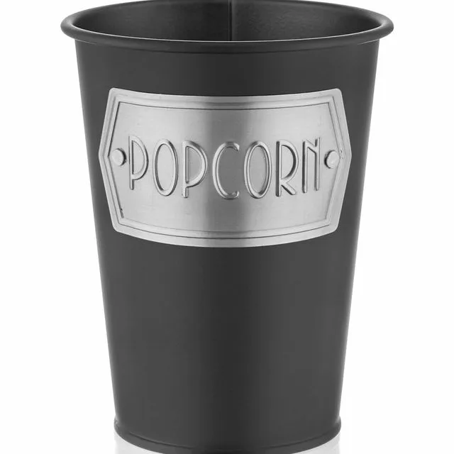 Black Popcorn Bowl