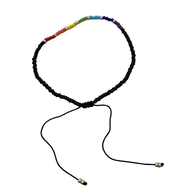 Nylon Thread Braided Beads Assorted Bracelet