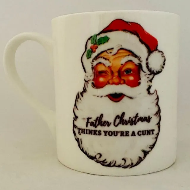 Father Christmas Cunt Mug