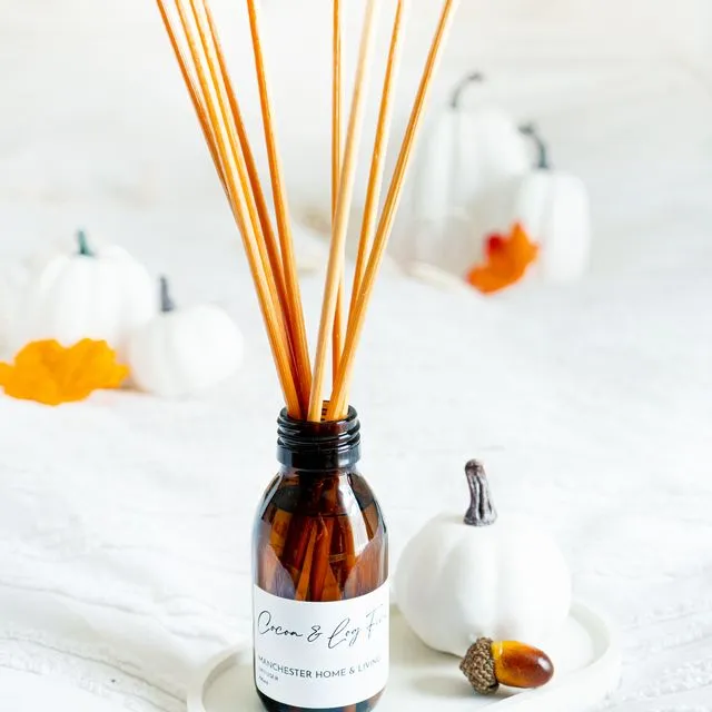 Cocoa & Log Fire Reed Diffuser