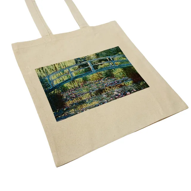 Claude Monet Water Lily Pond (1899) Canvas Tote Bag