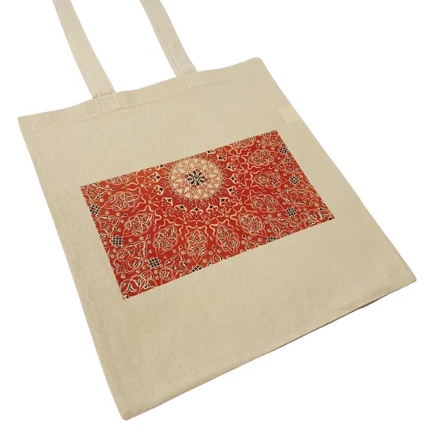 Psychedelic Pattern Tote Bag The Grammar of Ornament