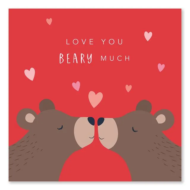 Sweet Bear Couple Valentine's Card