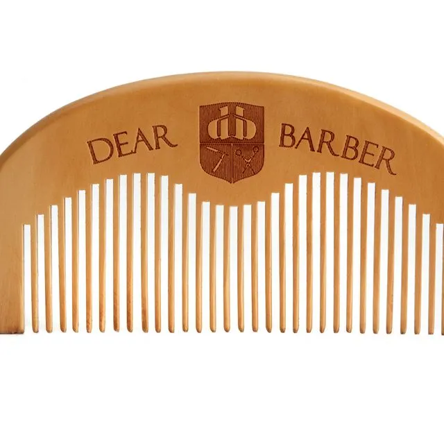 Pear Wood Vegan Beard Comb