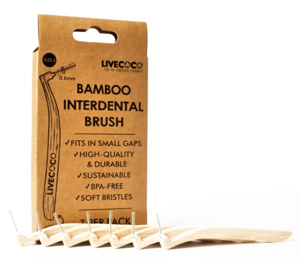 0.6mm Bamboo Interdental Brushes (Reusable-7 Pack)