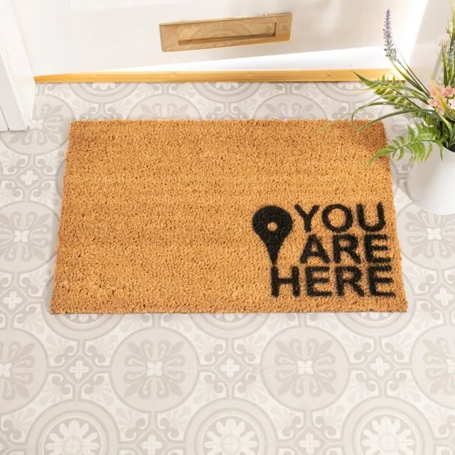 You are Here Doormat
