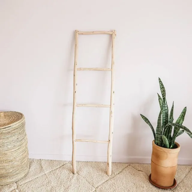 Decorative wooden ladder moroccan boho chic