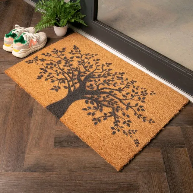 Country Home Tree of Life Extra Large Grey Doormat