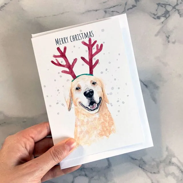Labrador Christmas Card