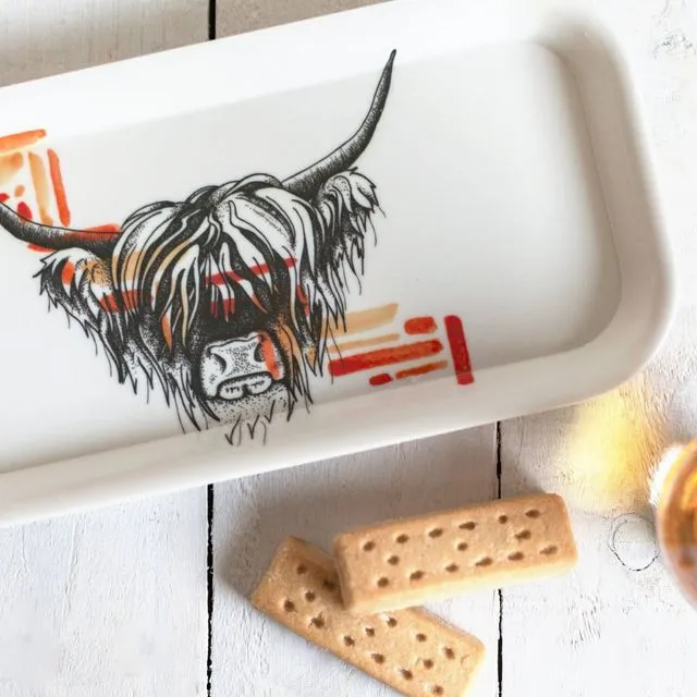 Highland Coo Snack Tray